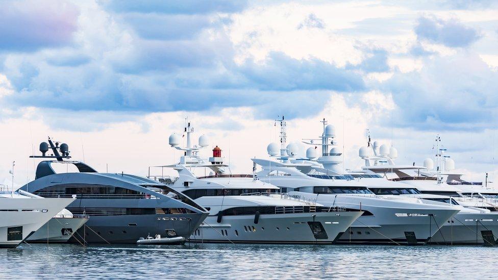 yachts.