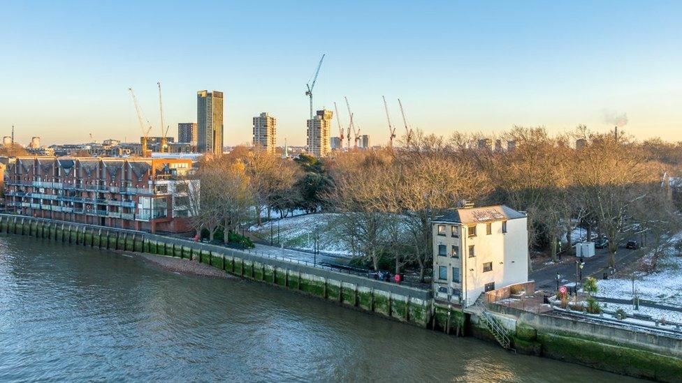 Leaning Tower of Rotherhithe has an auction guide price of £1.5million