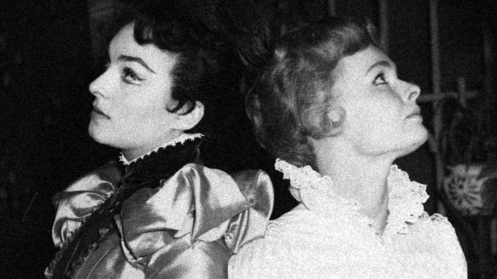 With Judi Dench (right) in The Importance of Being Earnest in 1959