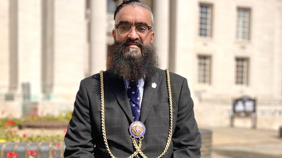 The Mayor, councillor Yaqub Hanif