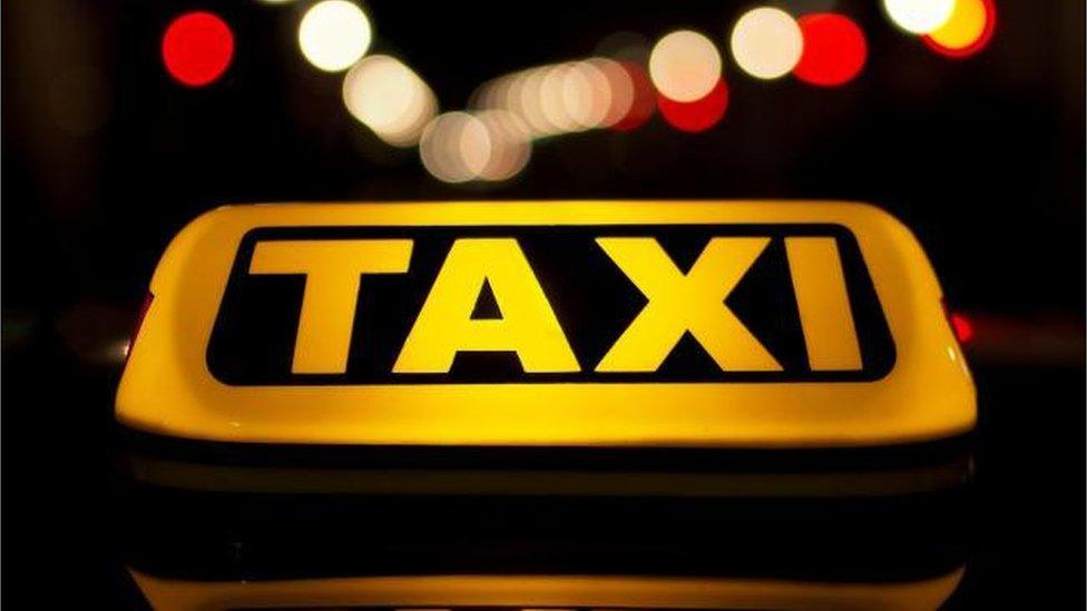 Taxi sign generic