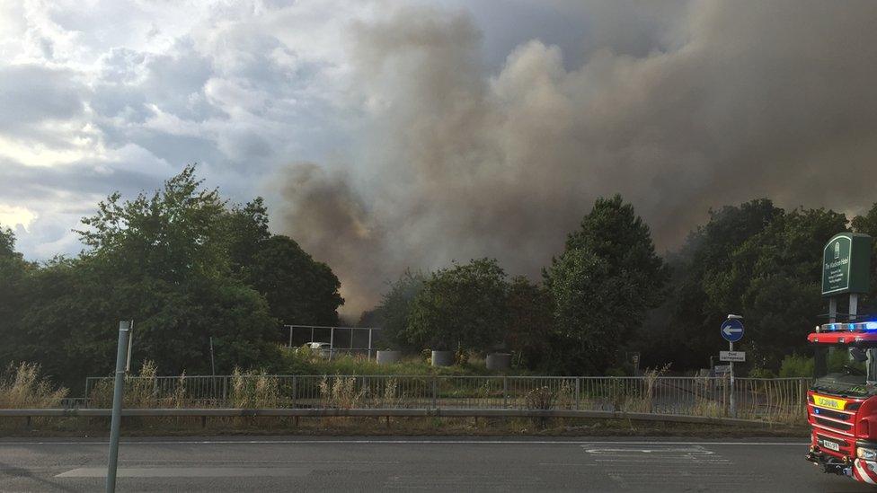 Fire at Madison Hotel