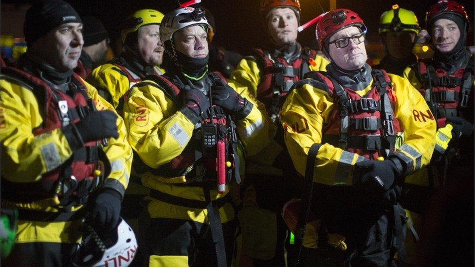 Rescue workers in Jaywick