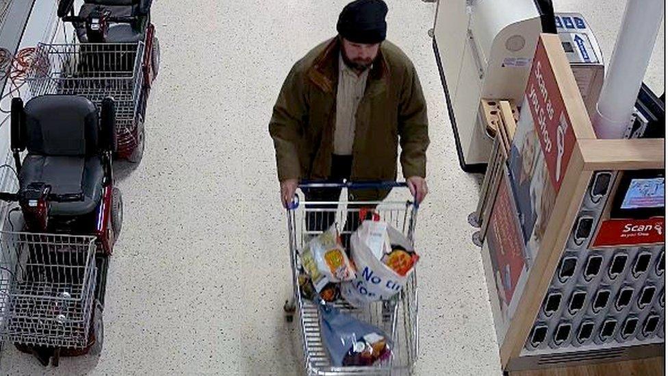 Nigel Wright at Tesco store in Lockerbie