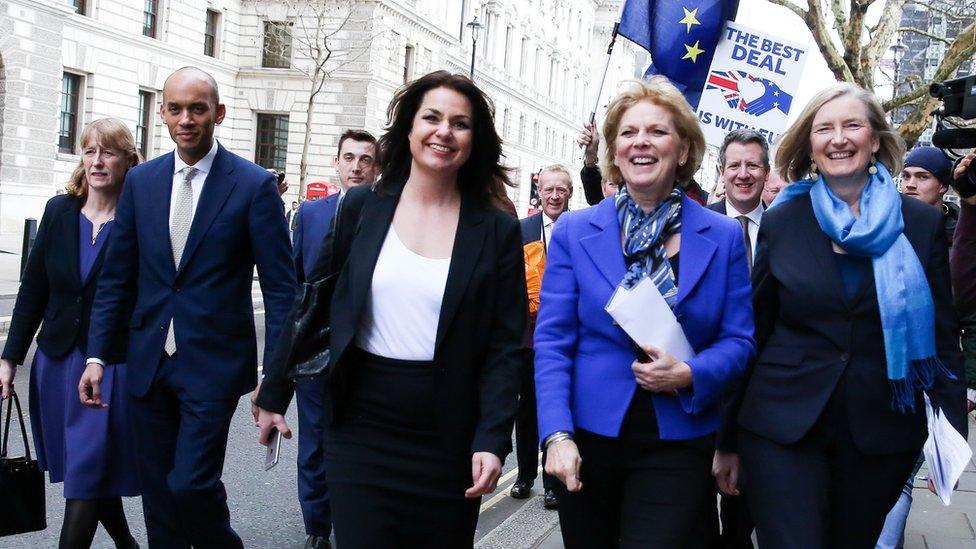 Some of the MPs who have formed an independent group