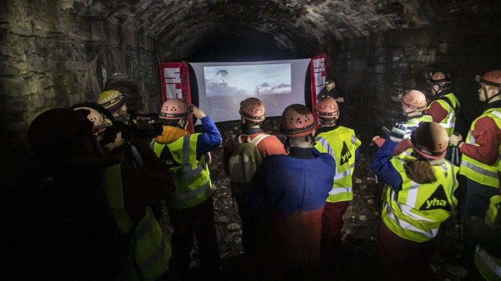 An underground film show