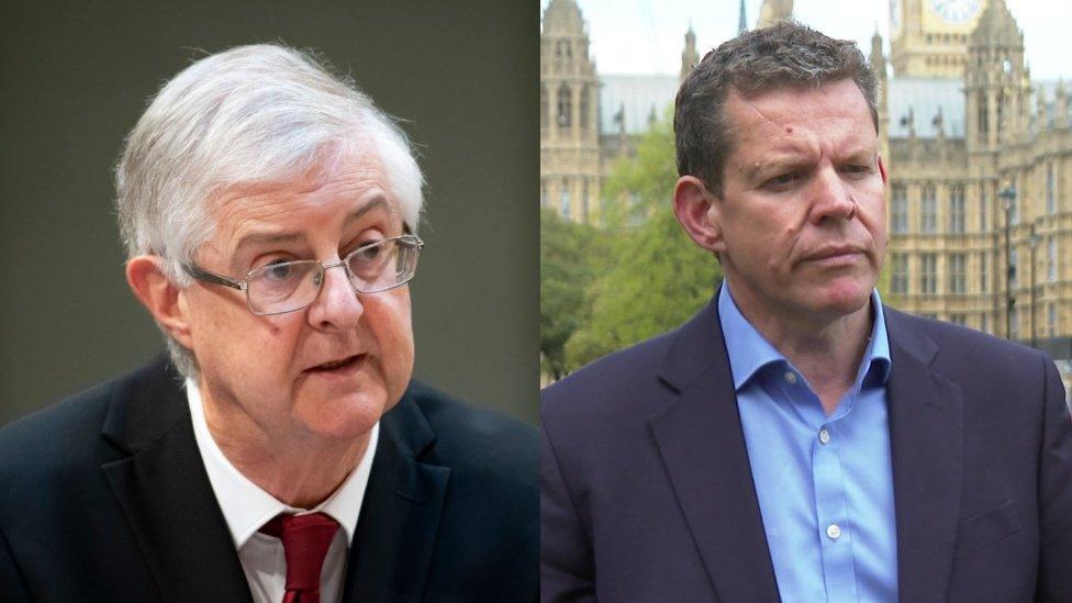 Mark Drakeford a Rhun ap Iorwerth