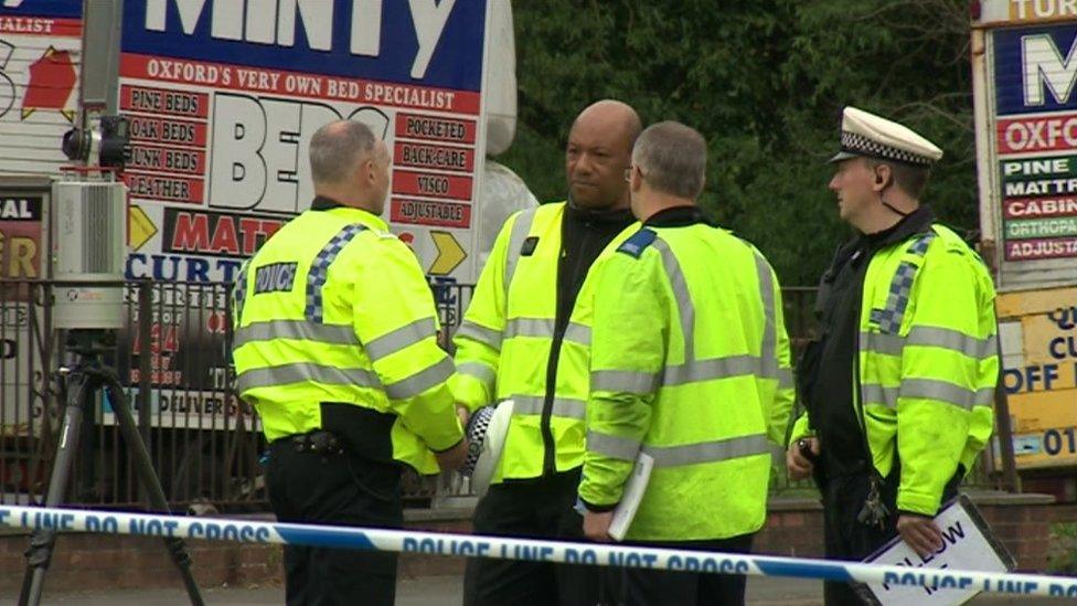 Police at scene of fatal Botley collision