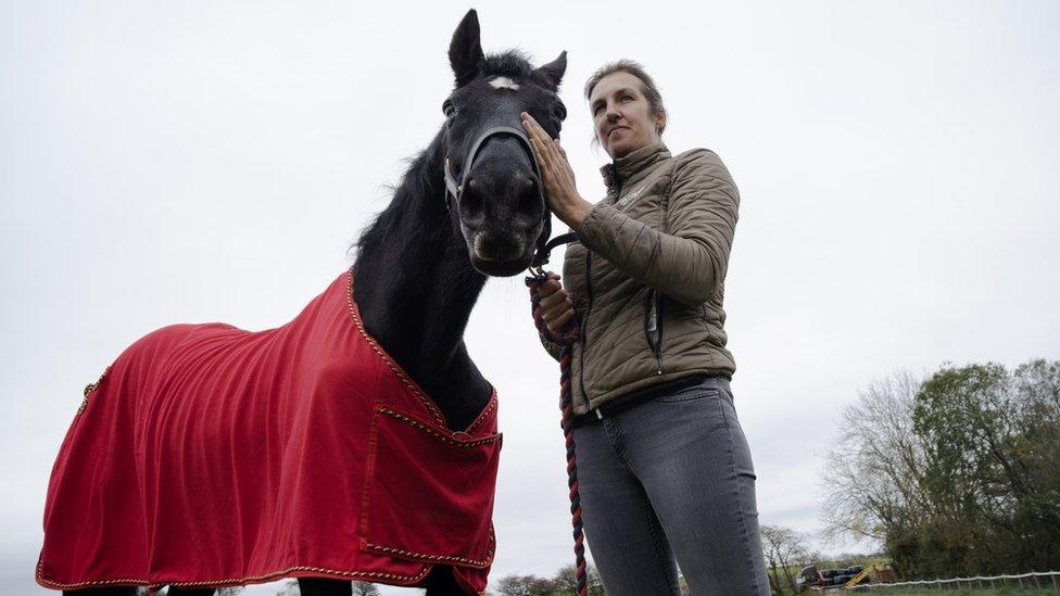 Billy and his owner Louis Maryon