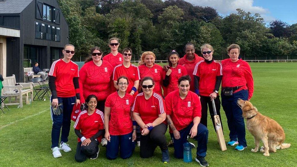 The England Blind Women's Cricket Team