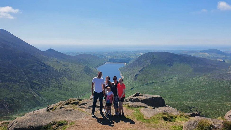 Slieve Doan Mourne Mountains today, my daughter Ella turned 15 today and wanted to hike for her birthday