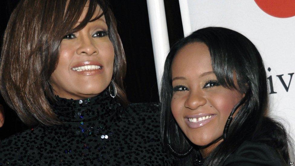 Whitney Houston and Bobbi Kristina Brown