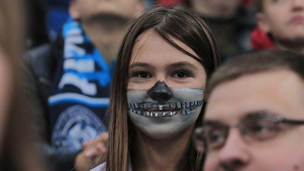 Winner of Dinamo Minsk Halloween competition