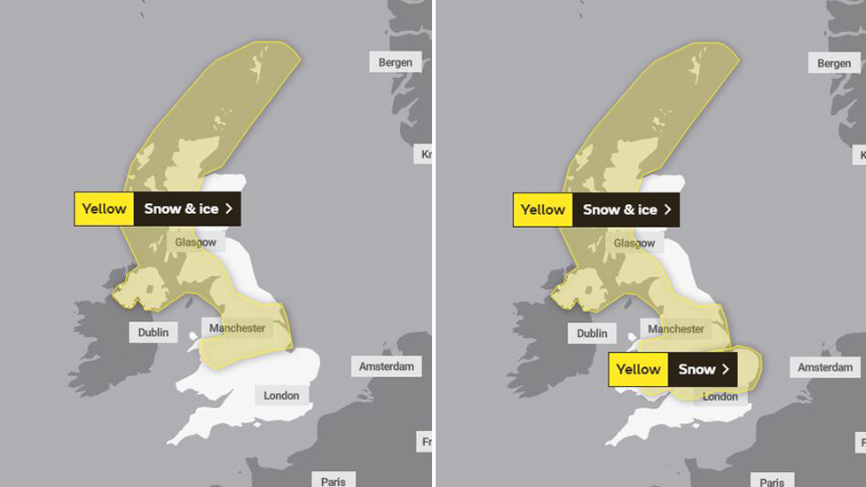 Weather warnings 26 and 27 February 2020