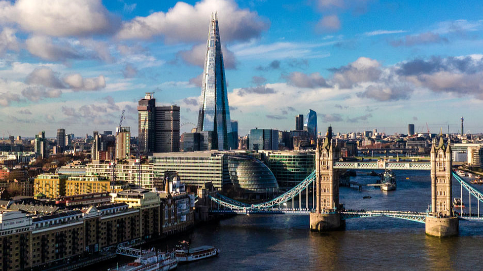 The Shard building in London