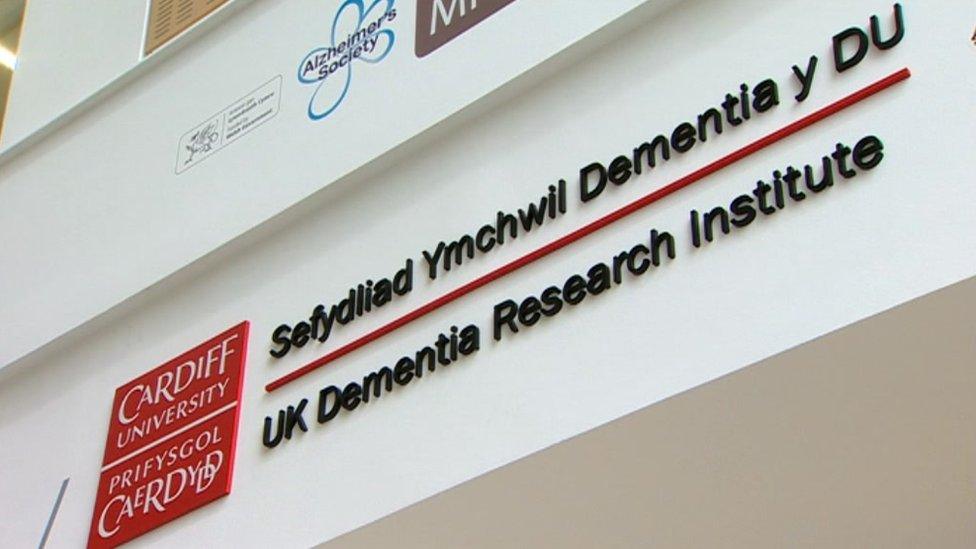 Sefydliad ymchwil dementia y DU