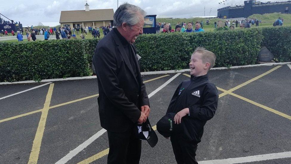 Gary Player and Harry O'Hara