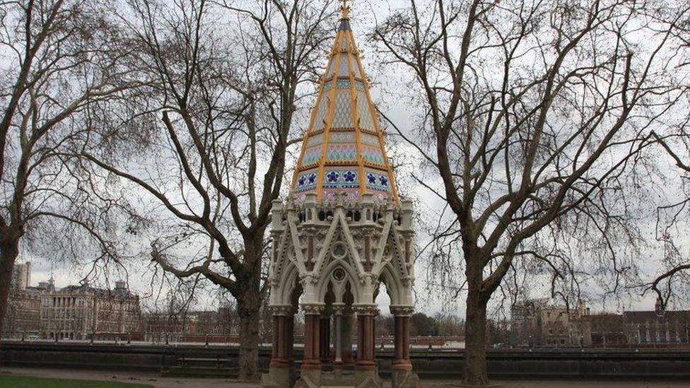 Buxton Memorial Fountain in Victoria Tower Gardens