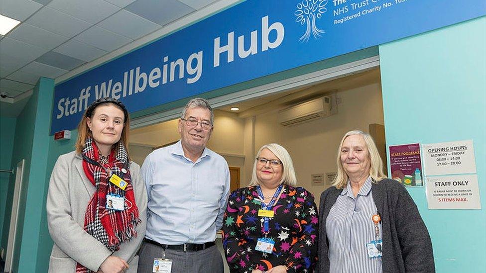 The Staff Wellbeing Hub at Wolverhampton's New Cross Hospital