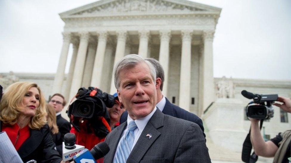 The US Supreme Court overturned the bribery conviction of former Virginia Gov. Bob McDonnell.