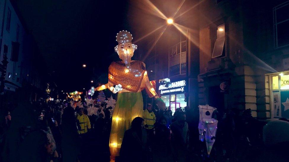 Northampton's Diwali parade