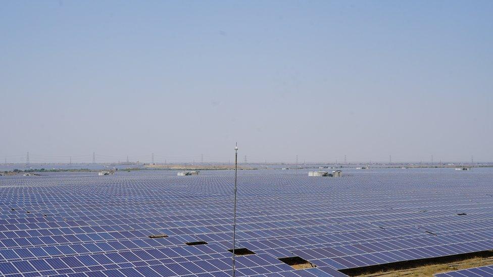 The Kurnool ultra mega solar park in Andhra Pradesh