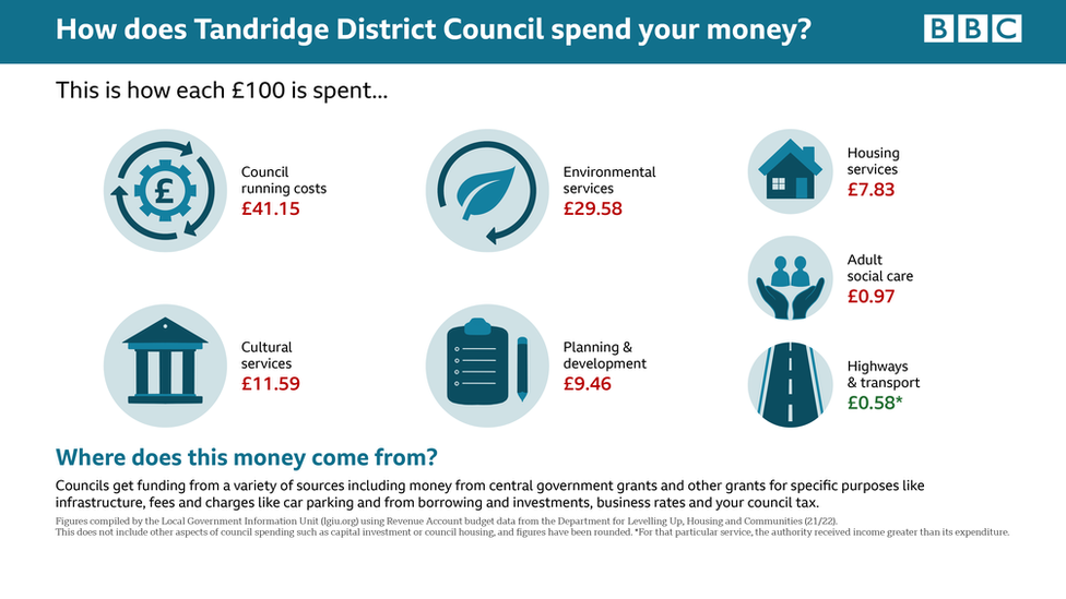 Tandridge election graphic