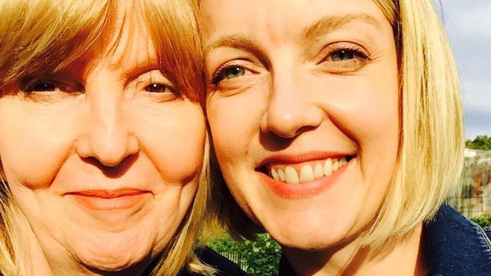 Lauren Laverne and mother Celia