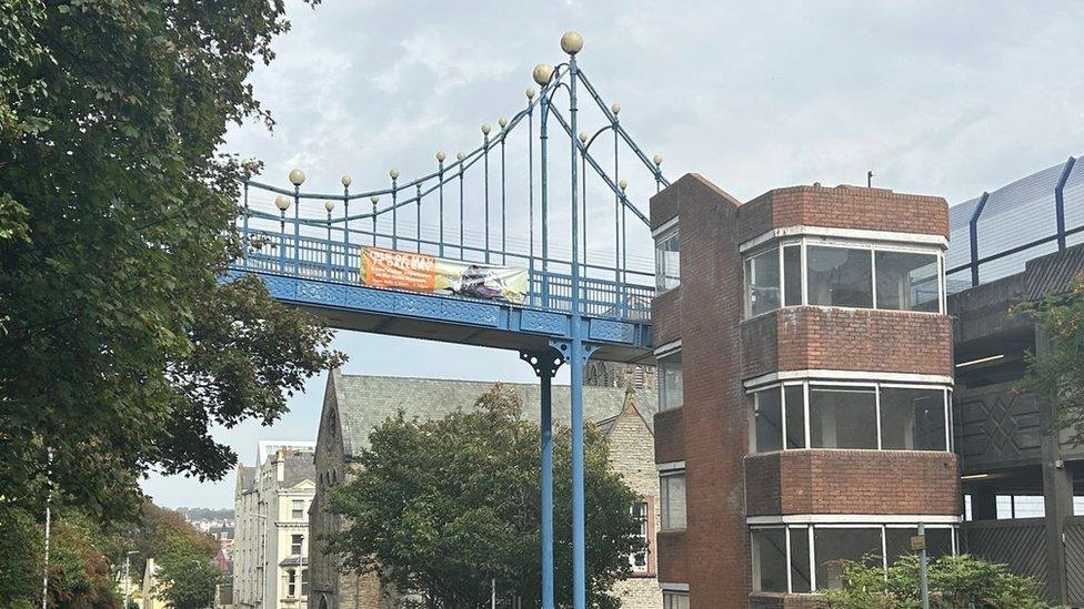 Manx Museum footbridge