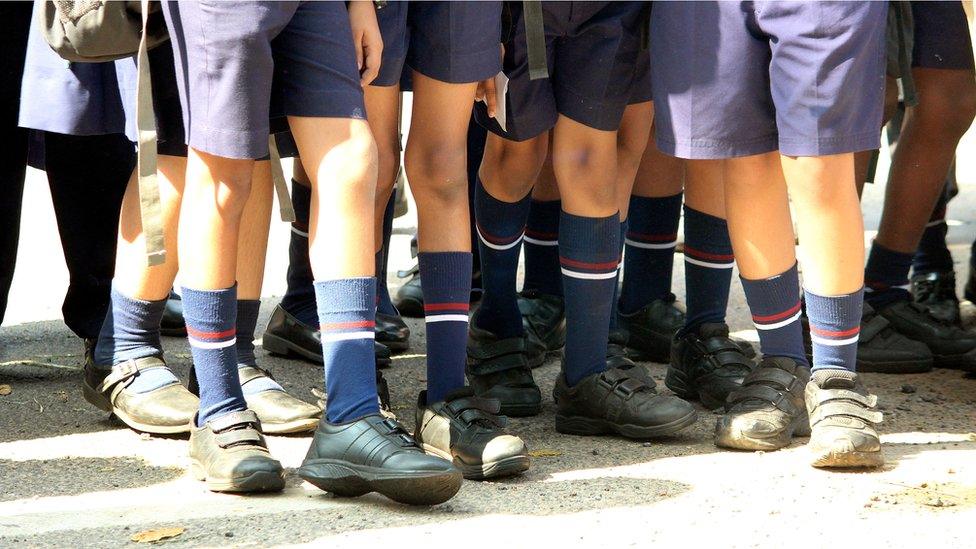 School children in Kerala