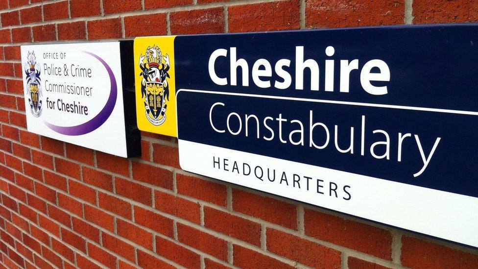 Cheshire Police sign