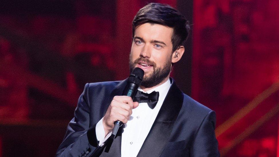 Jack Whitehall presenting the Brit Awards in 2020