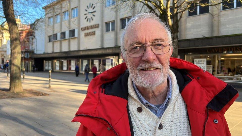 Steve Bryson standing outside Cavendish House