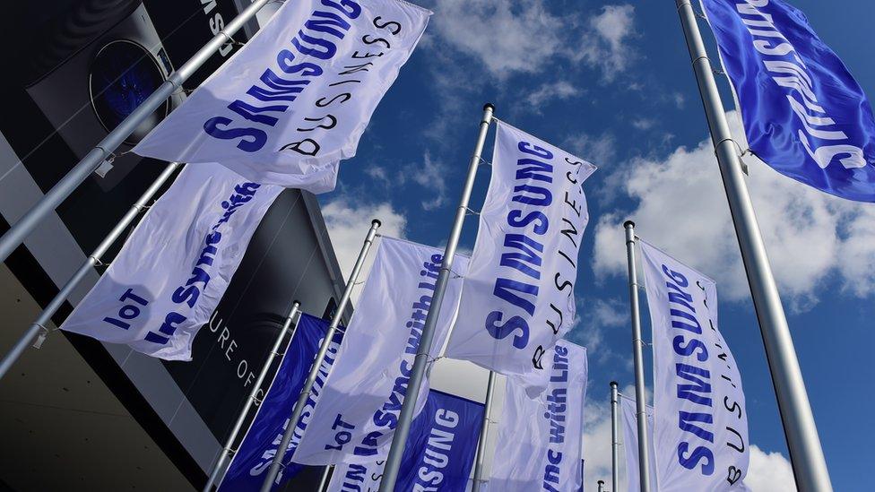 Samsung flags