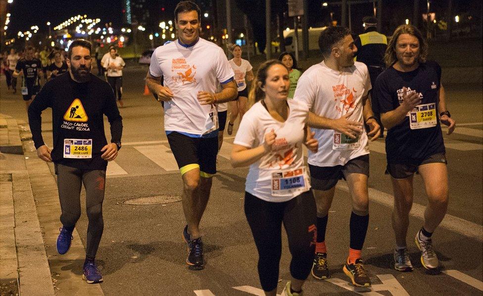 Pedro Sánchez in race, 22 Apr 17