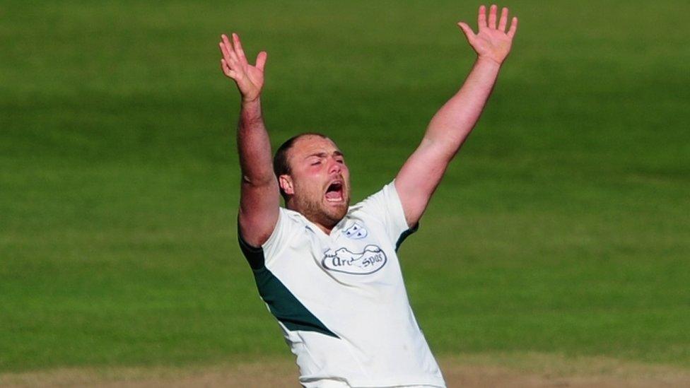 Worcestershire vice-captain Joe Leach celebrated his second 'five-for' of the season