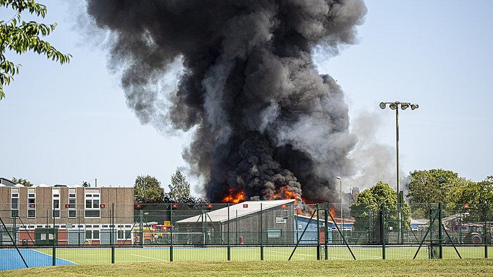 School fire