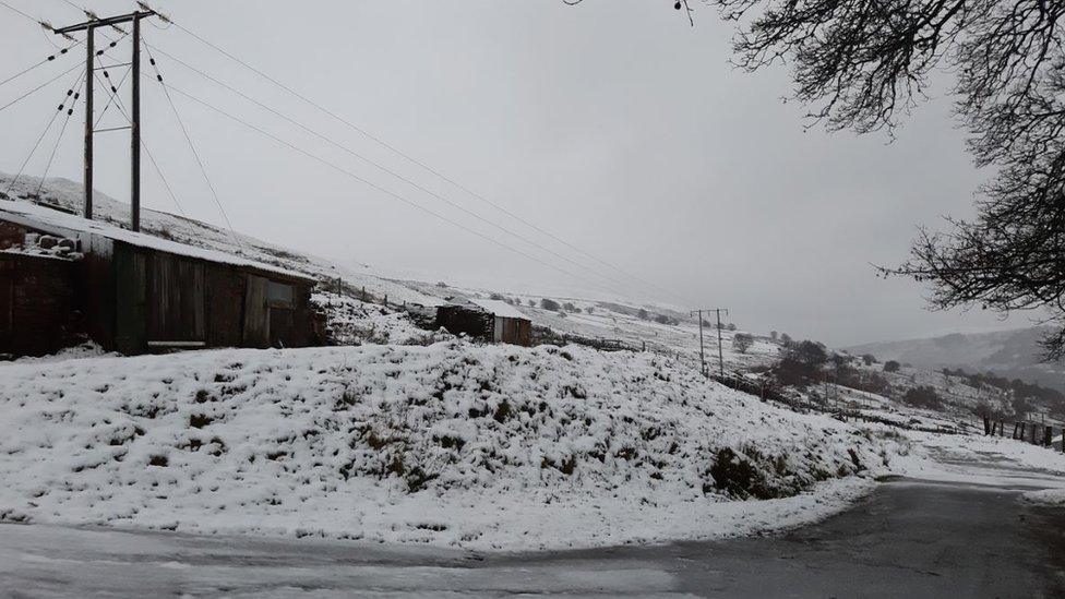 Snow in Ebbw Vale