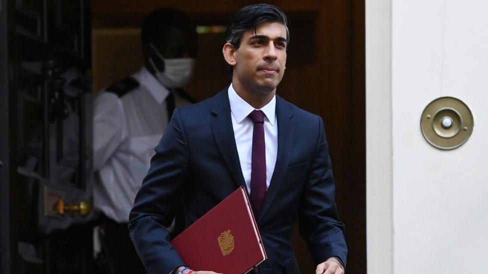 Rishi Sunak leaving 11 Downing St