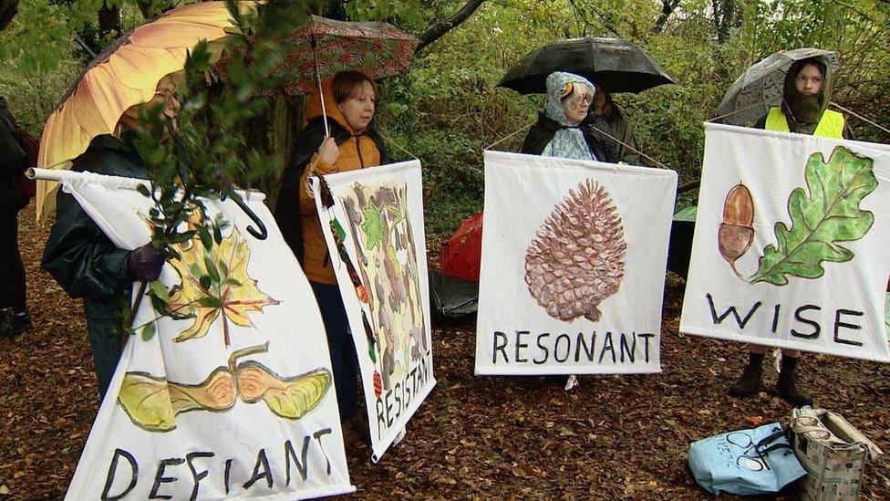 Marhill Copse protest