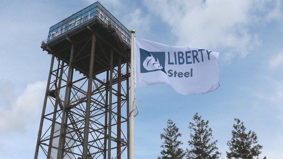 Liberty Steel flag