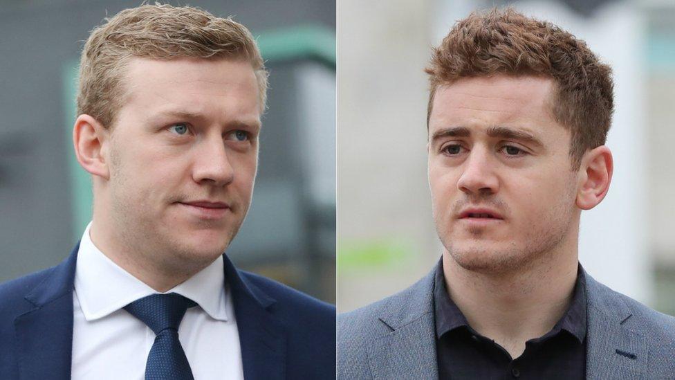 Stuart Olding and Paddy Jackson were cleared of rape charges after a nine-week trial in Belfast