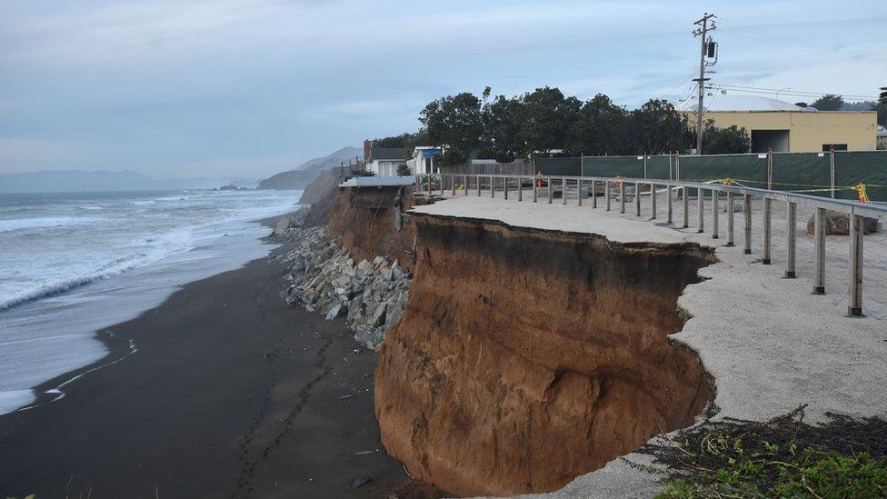 beach erosion