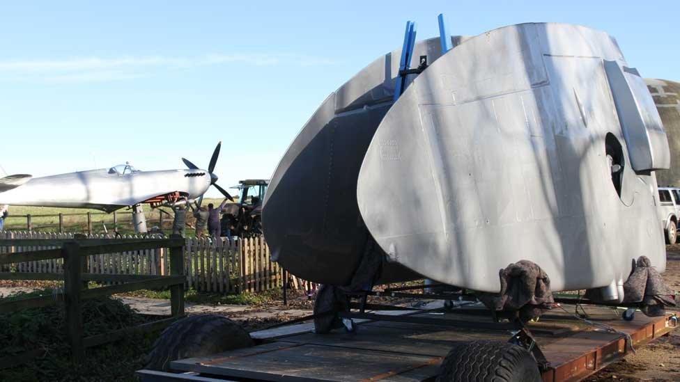 Spitfire at Langham Dome Museum