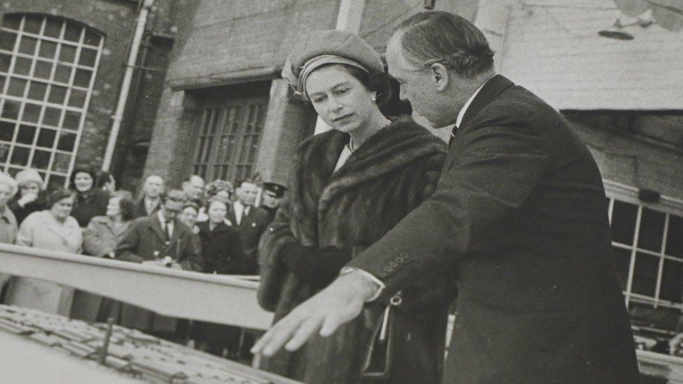 In March1948, Her Royal Highness Princess Elizabeth visited Wolverton,