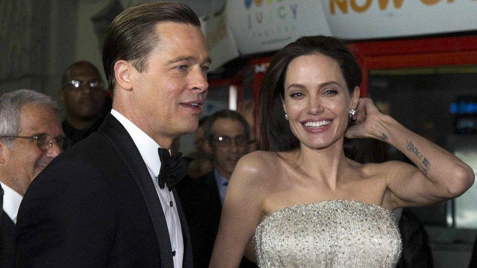 Angelina Jolie and Brad Pitt