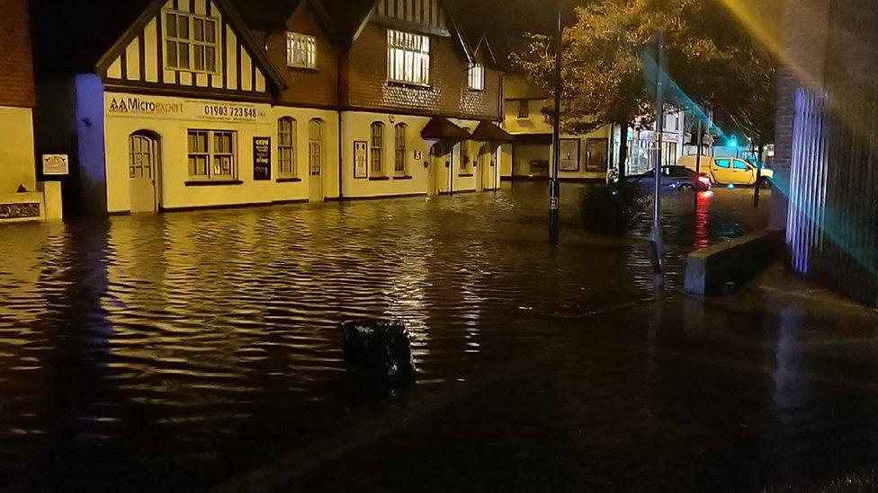 Flooding in Littlehampton