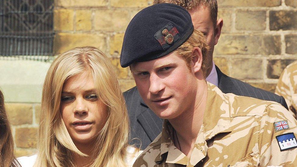 Chelsy Davy with Harry in 2008