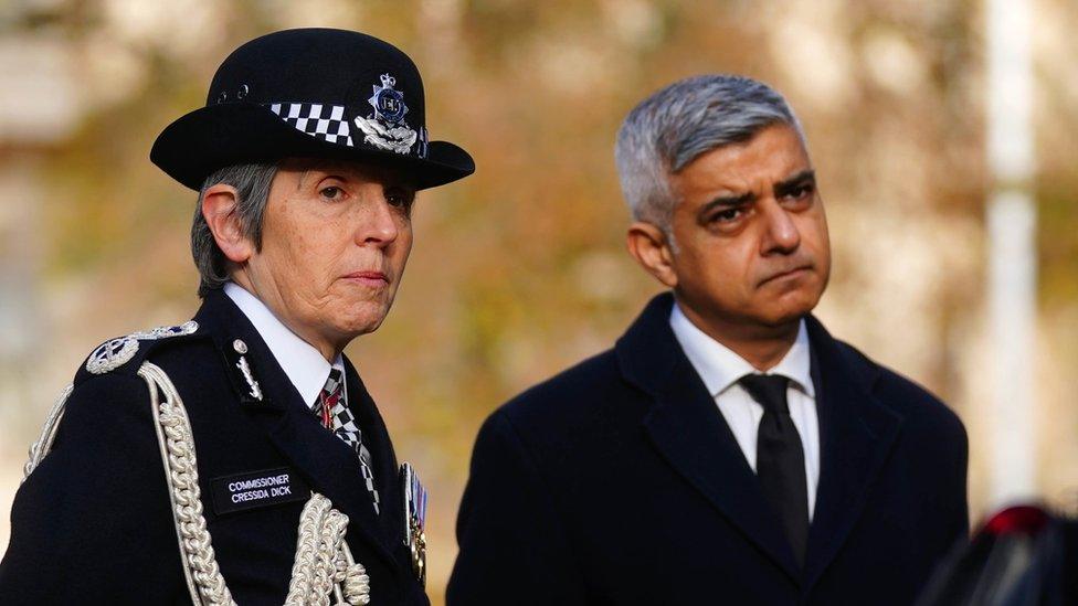 Dame Cressida Dick and Sadiq Khan