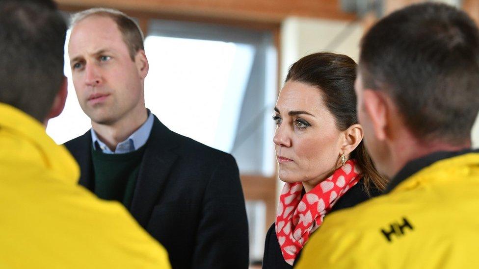 Duke and Duchess of Cambridge in Mumbles